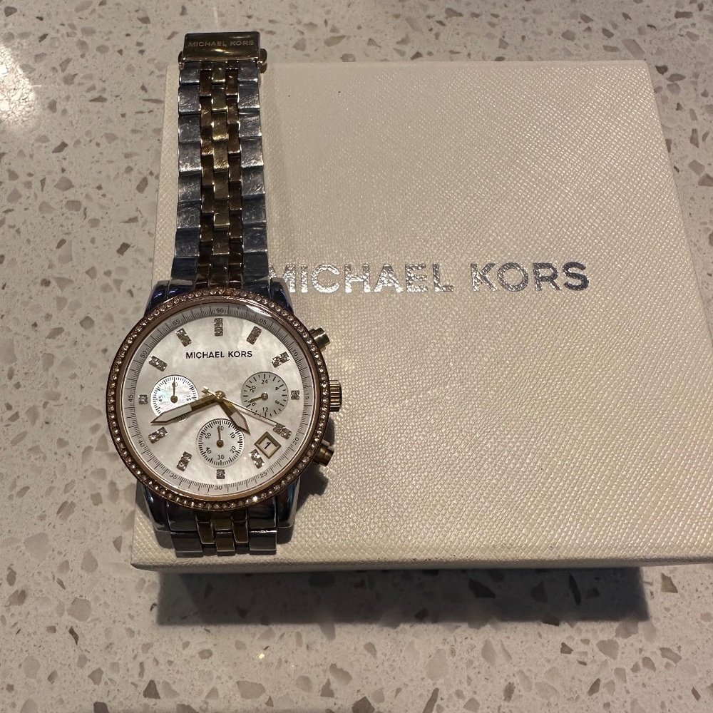 Women’s Michael Kors Tri Color Watch